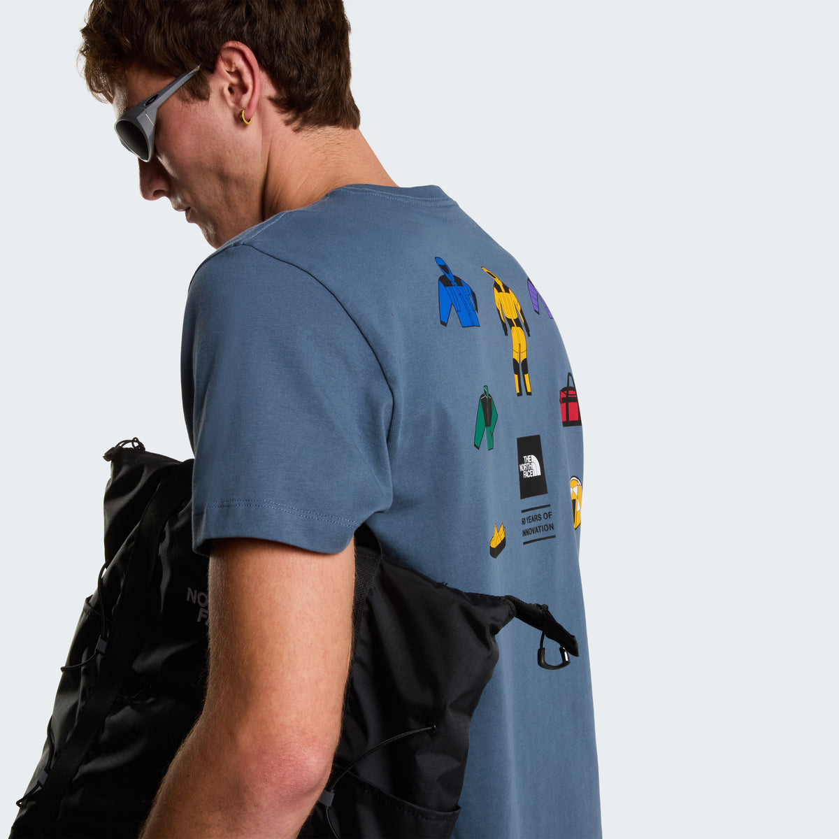 The North Face Icon Celebration Regular Erkek Tişört - Antrasit