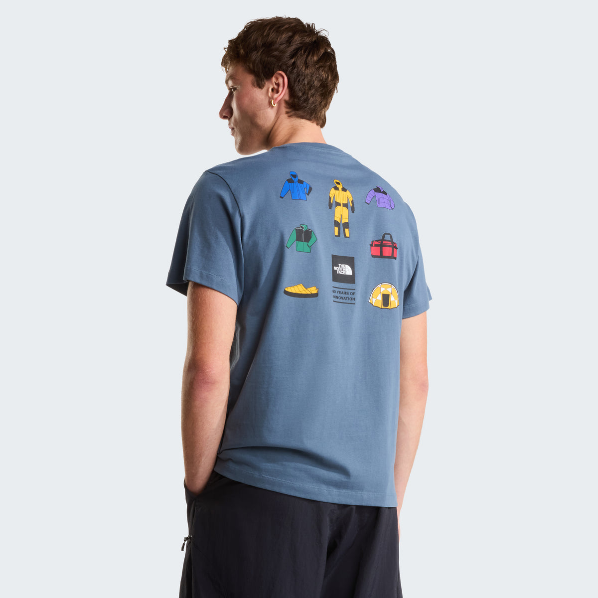 The North Face Icon Celebration Regular Erkek Tişört - Antrasit