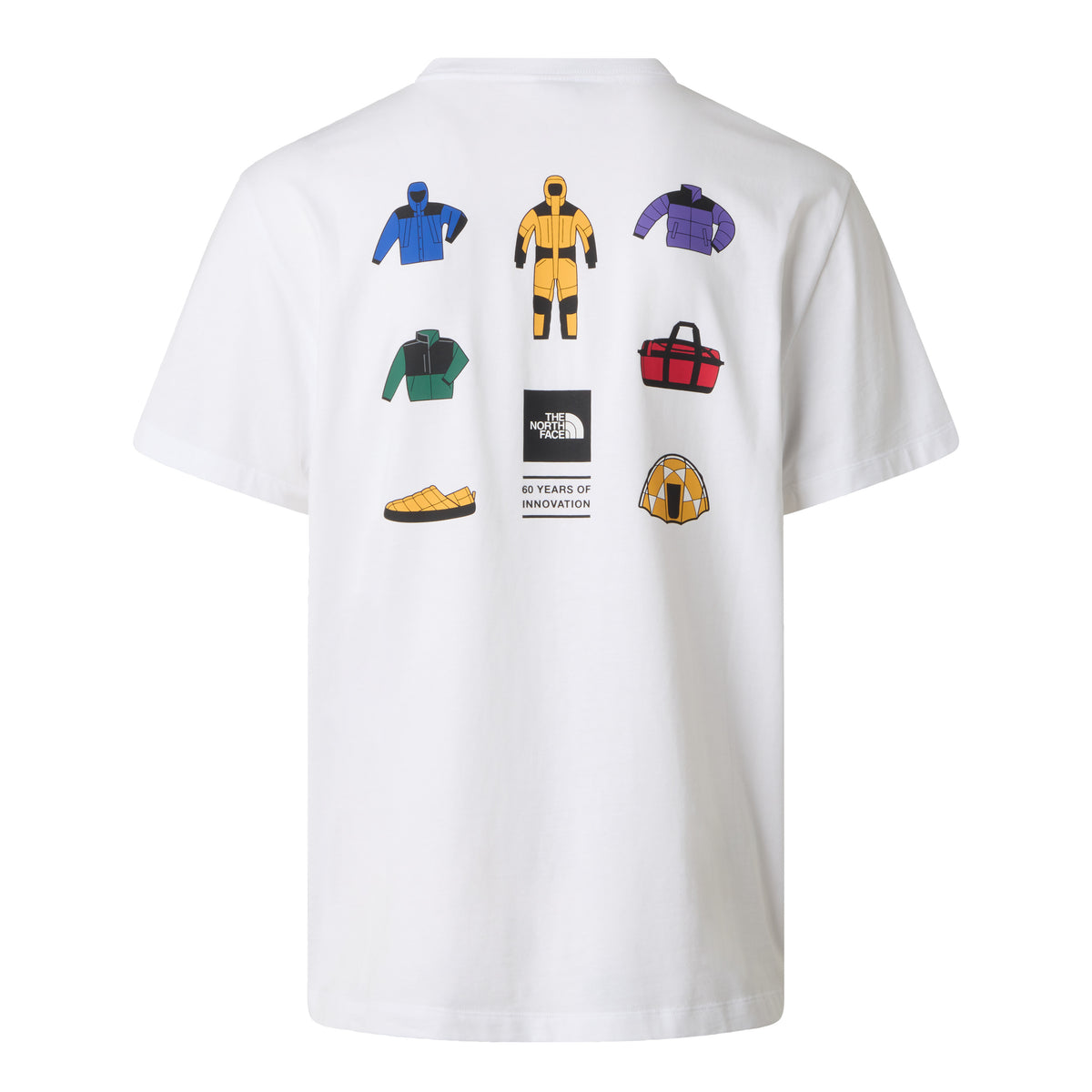 The North Face Icon Celebration Regular Erkek Tişört - Beyaz