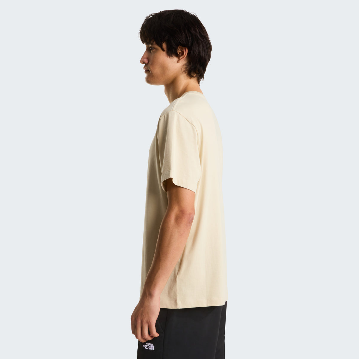 The North Face Essential Centre Logo Relaxed Erkek Tişört - Bej