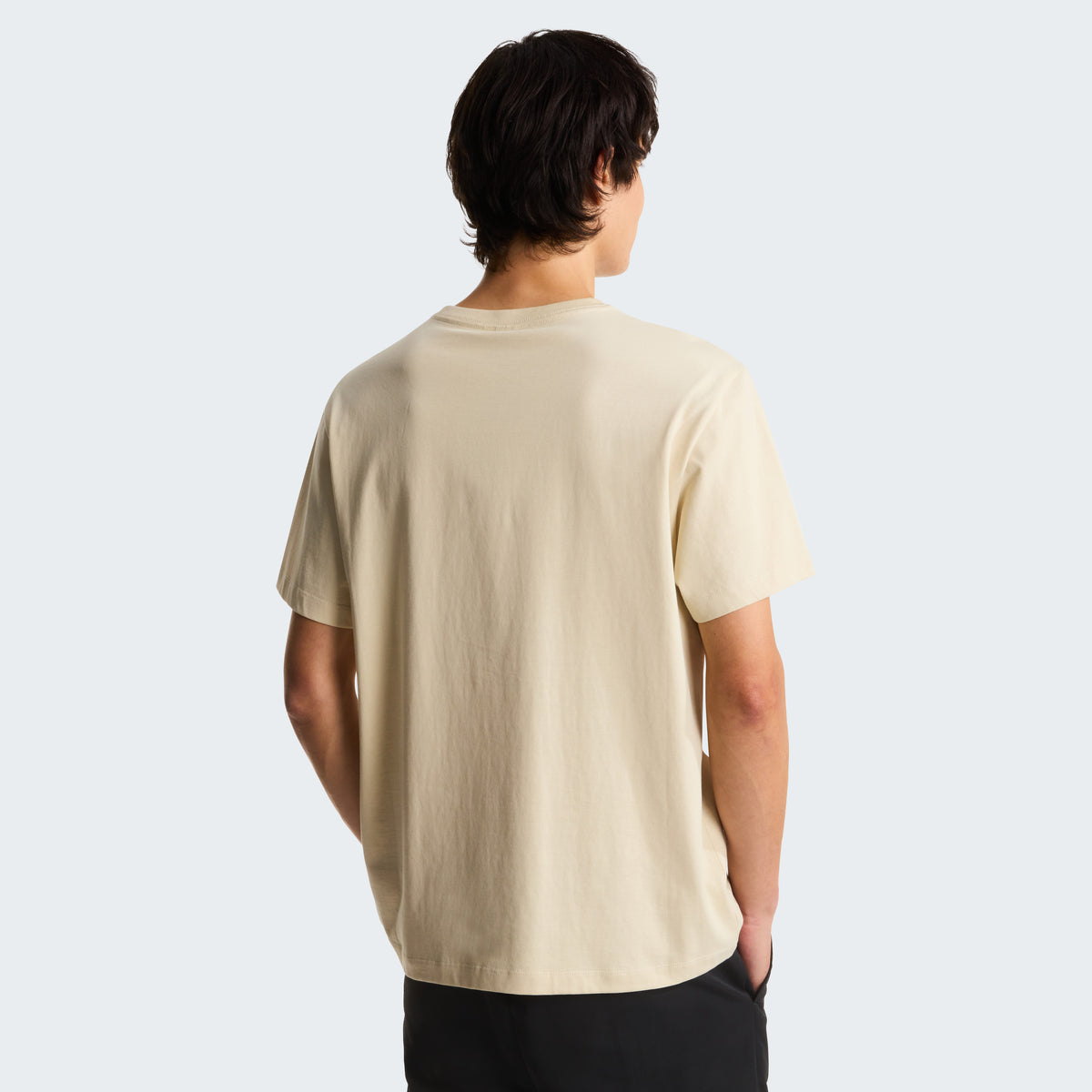 The North Face Essential Centre Logo Relaxed Erkek Tişört - Bej