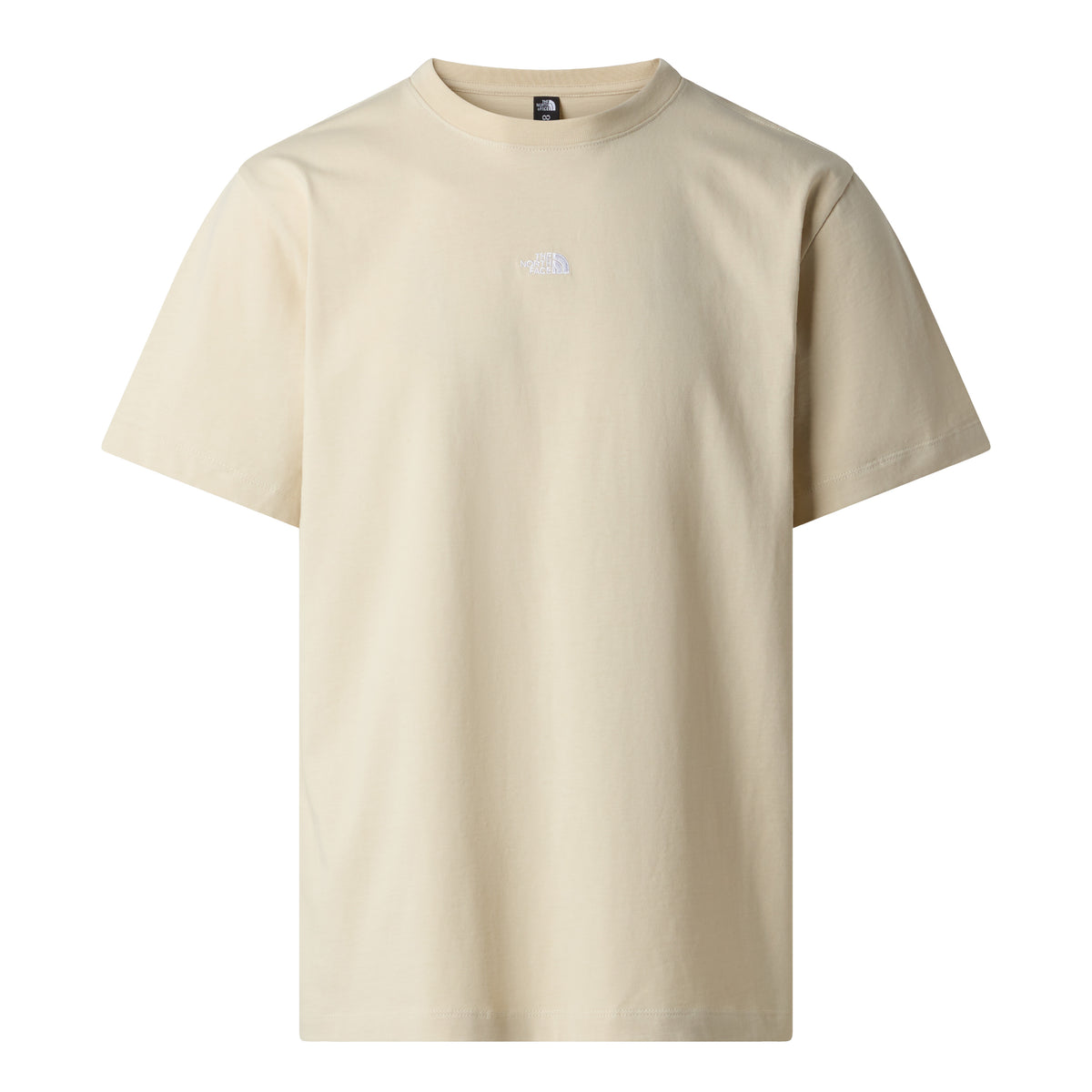 The North Face Essential Centre Logo Relaxed Erkek Tişört - Bej