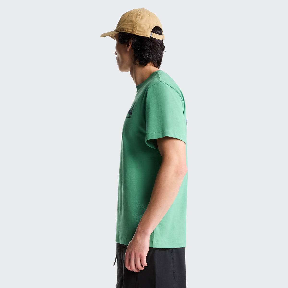 The North Face Camping Relaxed Graphic Erkek Tişört - Yeşil
