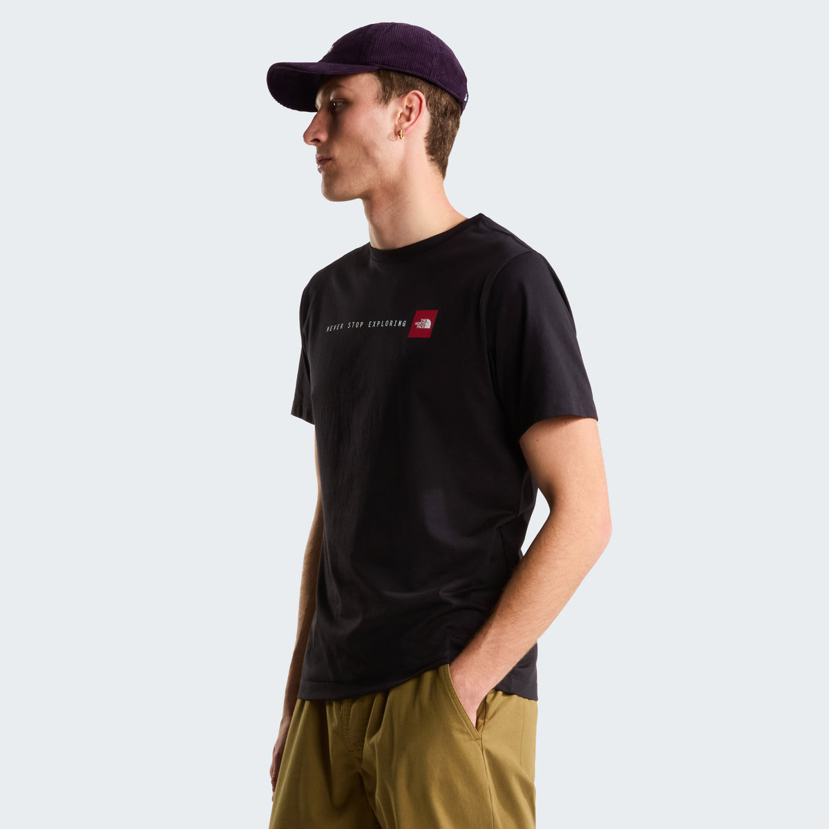 The North Face NSE Regular Graphic Erkek Tişört - Siyah