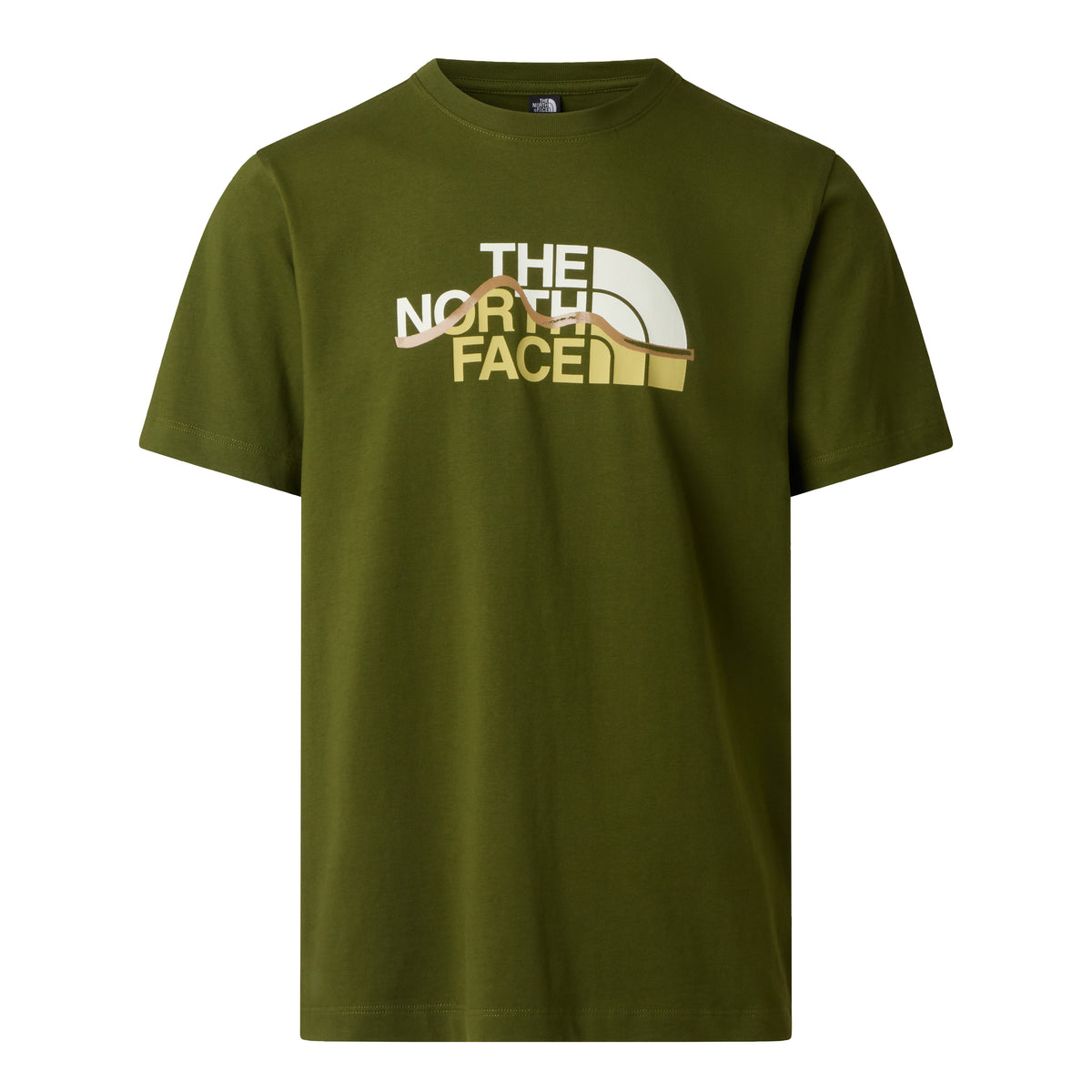 The North Face Mountain Line Regular Erkek Tişört - Haki
