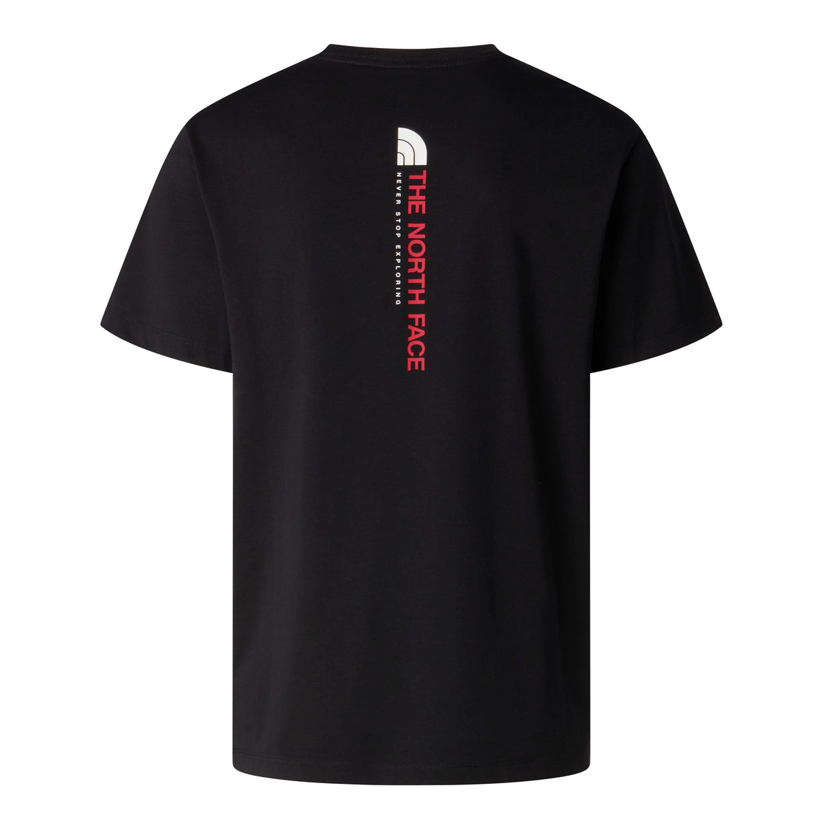 The North Face Vertical Regular Erkek Tişört - Siyah