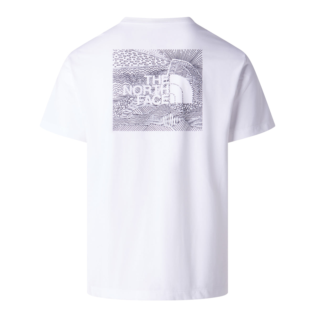 The North Face NSE Box Regular Erkek Tişört - Beyaz