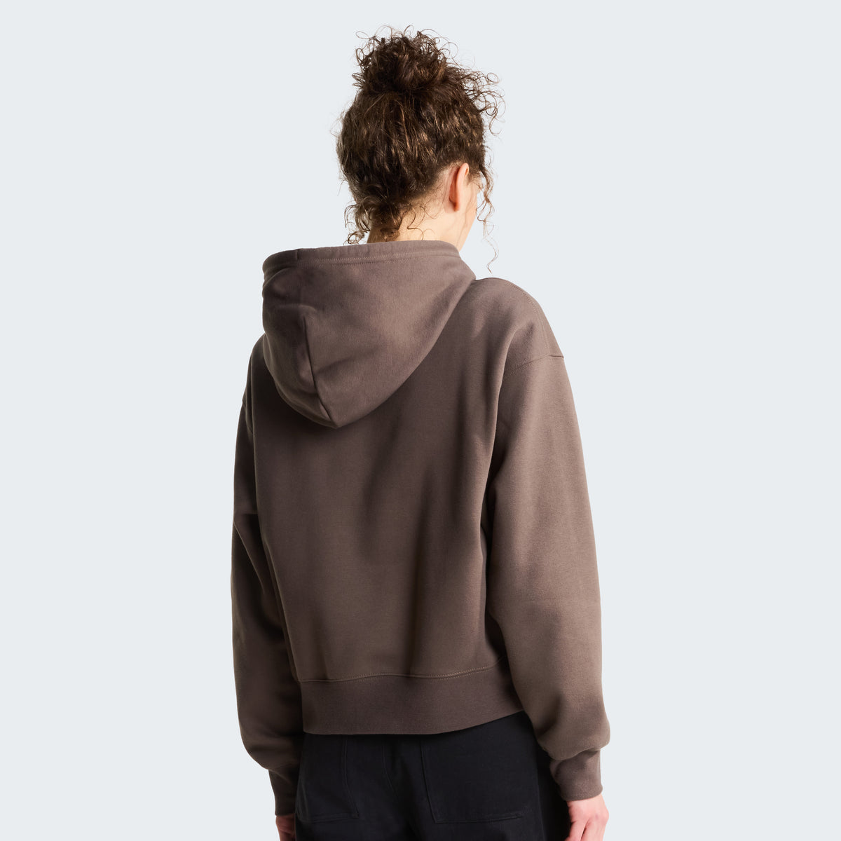 The North Face Essential Simple Dome Boxy Hoodie Kadın Sweatshirt - Kahve