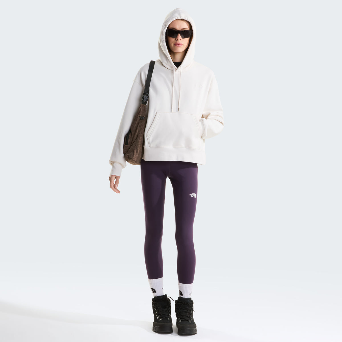 The North Face Essential Simple Dome Boxy Hoodie Kadın Sweatshirt - Beyaz