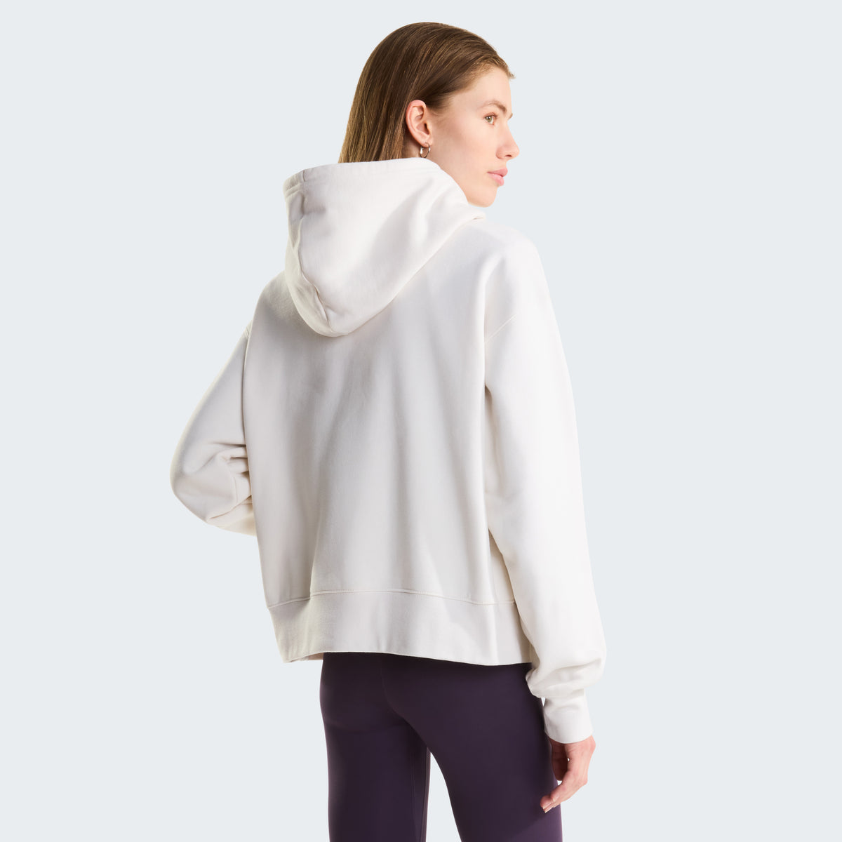 The North Face Essential Simple Dome Boxy Hoodie Kadın Sweatshirt - Beyaz