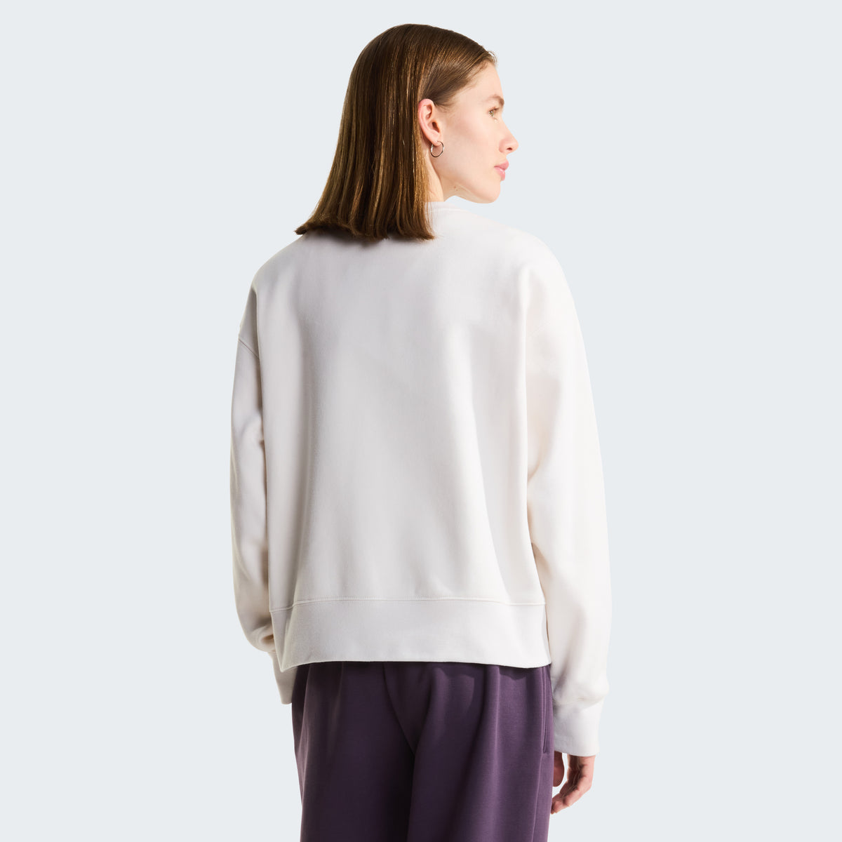 The North Face Essential Simple Dome Boxy Kadın Sweatshirt - Beyaz