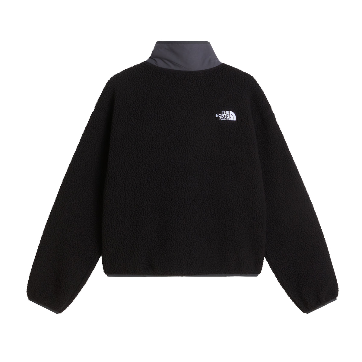 The North Face Cragmont Snap Polar 1/2 Zip Kadın Sweatshirt - Siyah