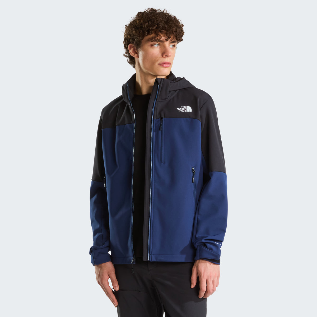 The North Face Diablo Softshell Detachable Hoodie Erkek Mont - Lacivert-Siyah