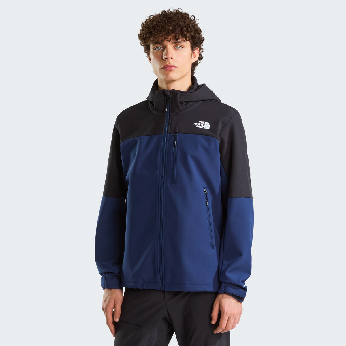 The North Face Diablo Softshell Detachable Hoodie Erkek Mont - Lacivert-Siyah