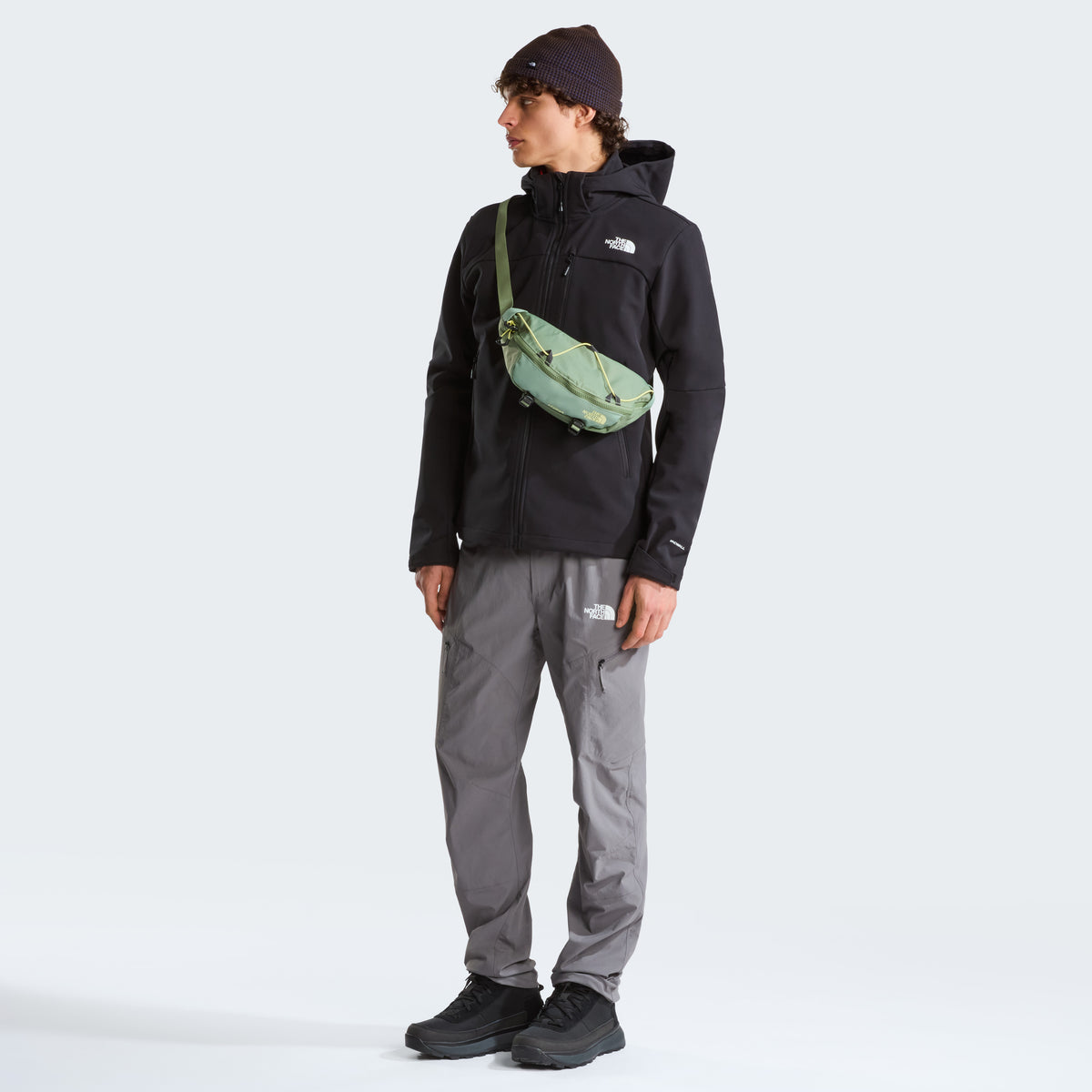 The North Face Diablo Softshell Detachable Hood Erkek Mont - Siyah