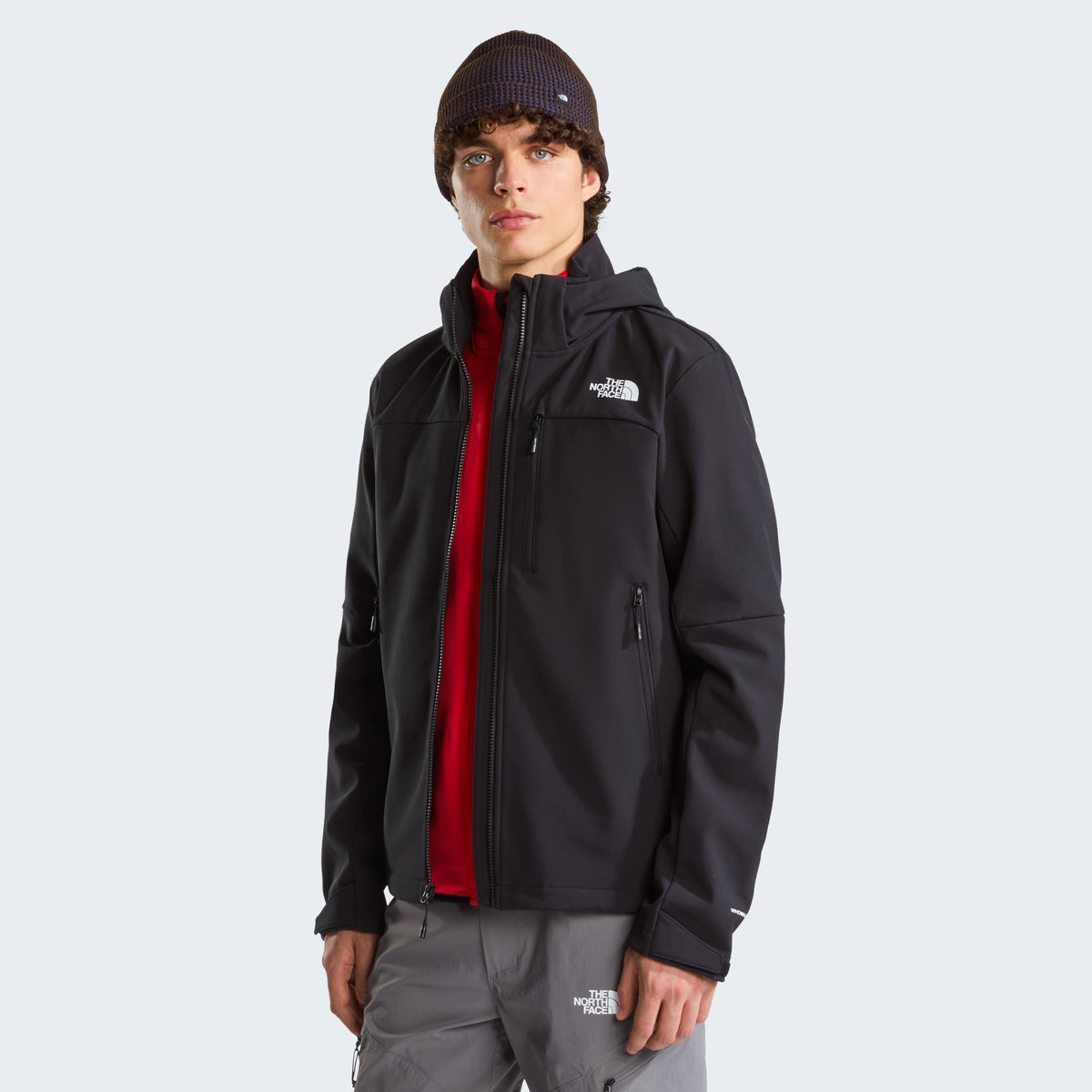 The North Face Diablo Softshell Detachable Hood Erkek Mont - Siyah
