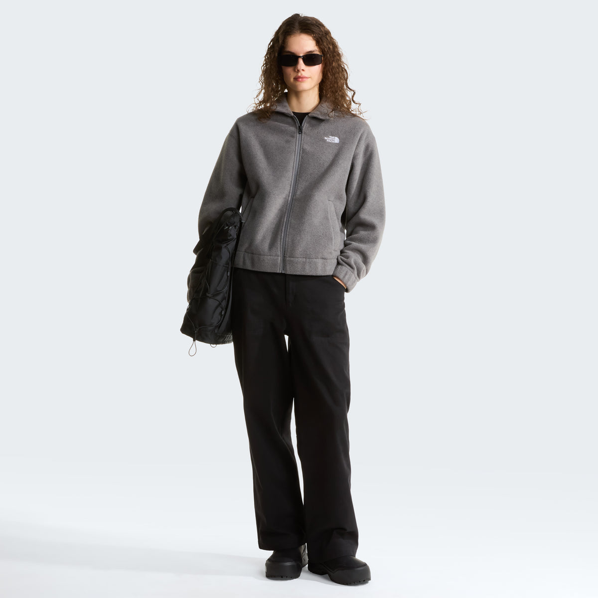 The North Face Fleece Collared Kadın Ceket - Gri