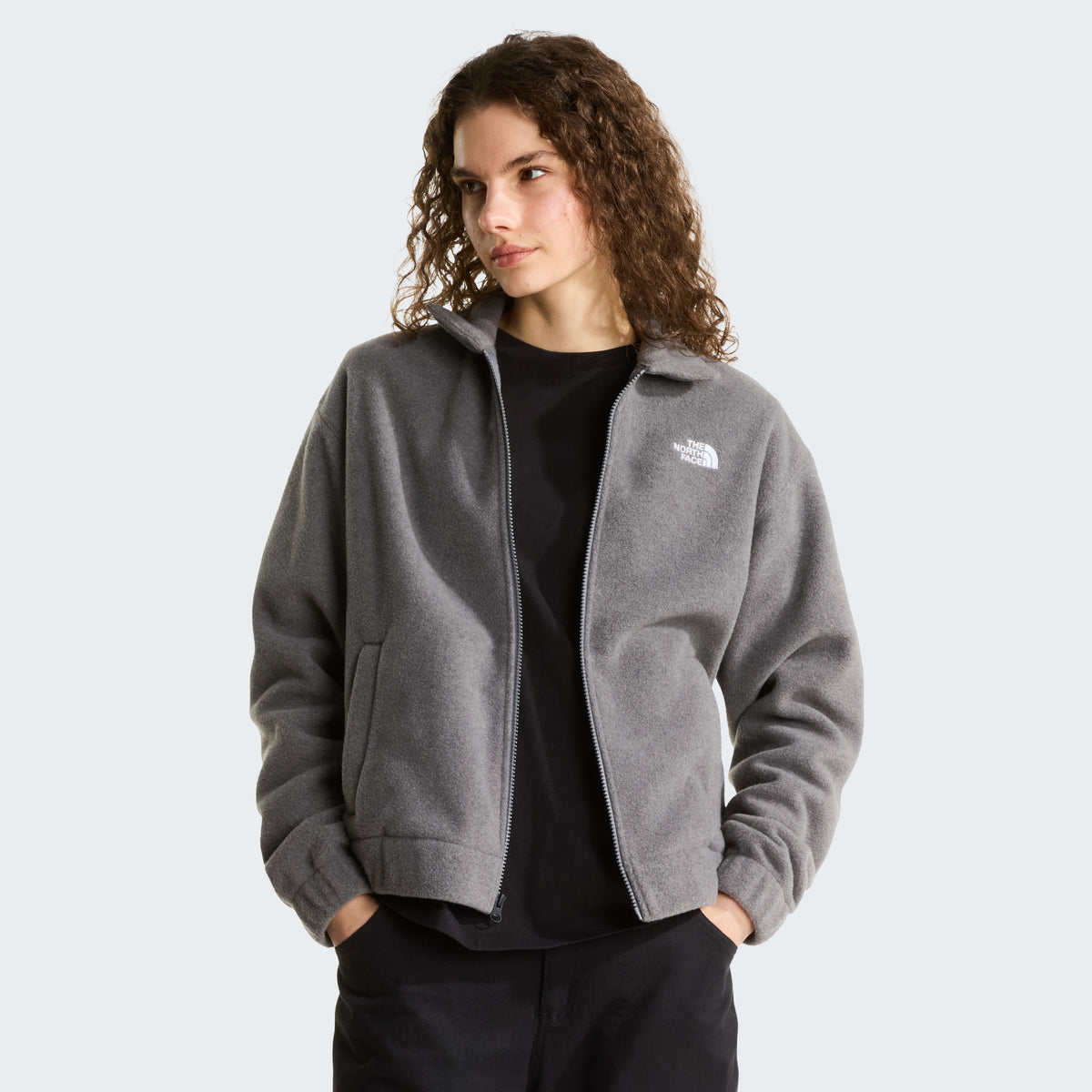The North Face Fleece Collared Kadın Ceket - Gri