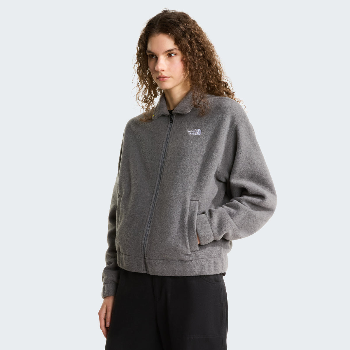 The North Face Fleece Collared Kadın Ceket - Gri