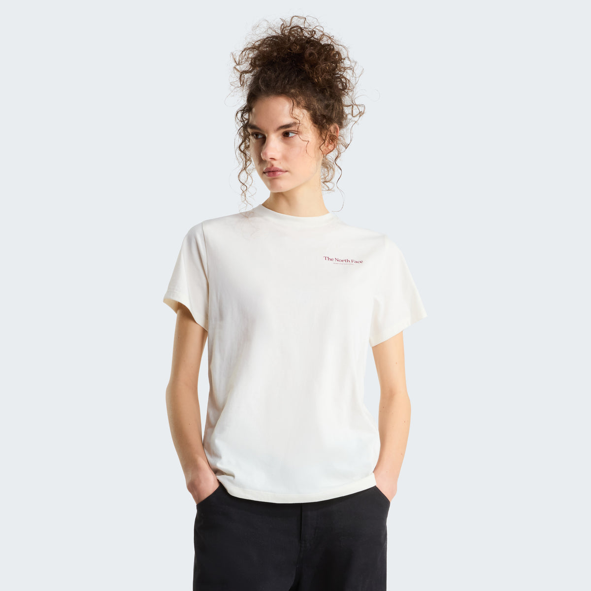 The North Face Monte Regular Graphic Short Sleeve Kadın Tişört - Bej