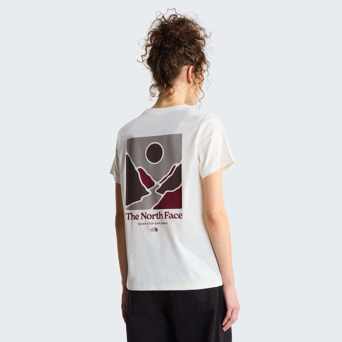 The North Face Monte Regular Graphic Short Sleeve Kadın Tişört - Bej