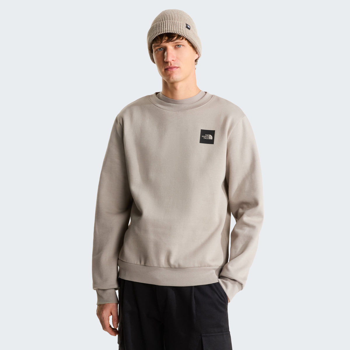 The North Face Box Half Dome Regular Erkek Sweatshirt - Gri