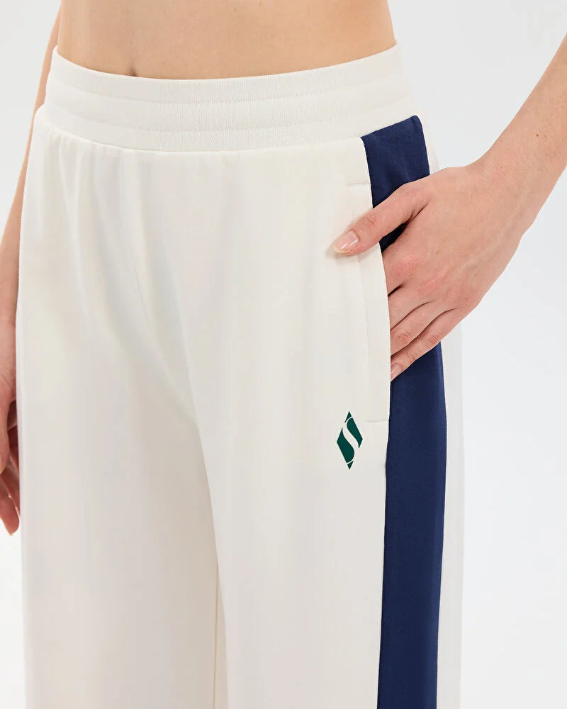 Skechers Colour Block Track Suit Kadın Eşofman Takım - Beyaz