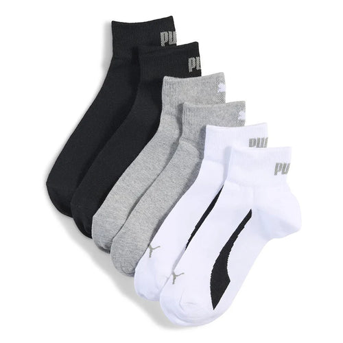 Puma Lifestyle Quarter 3 Pack Unisex Yarım Bilek Çorap - Çok Renkli