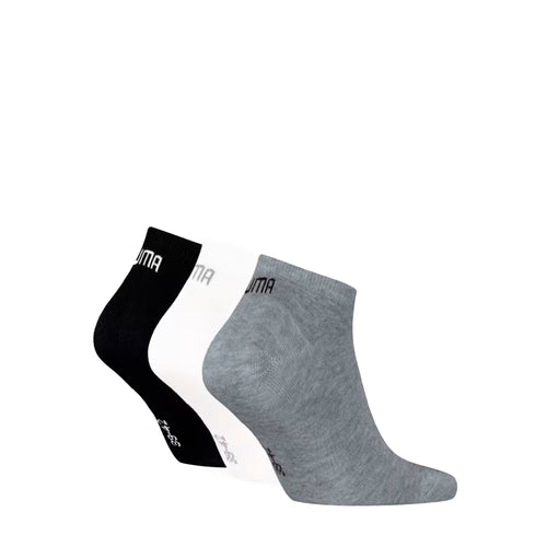 Puma Sneaker Plain 3 Pack Unisex Bileksiz Çorap - Çok Renkli