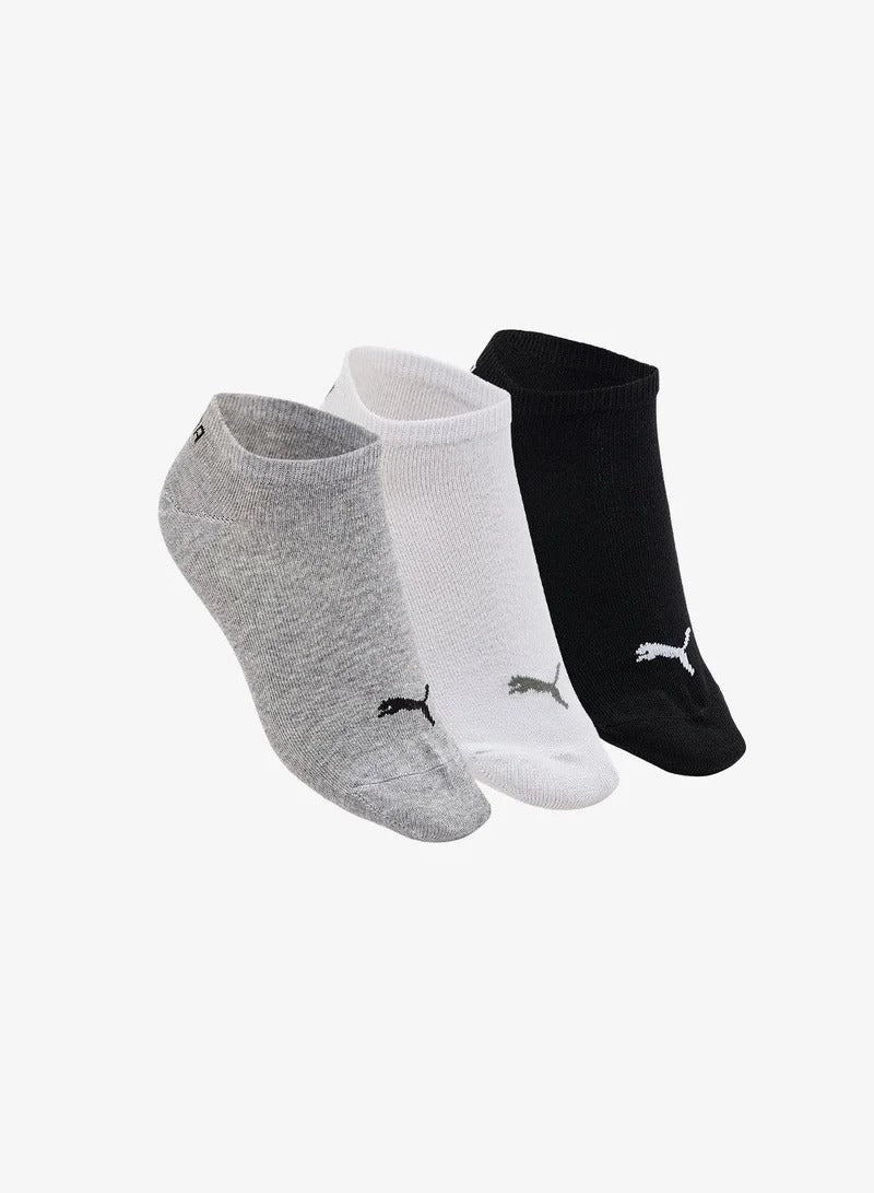 Puma Sneaker Plain 3 Pack Unisex Bileksiz Çorap - Çok Renkli-Çok Renkli