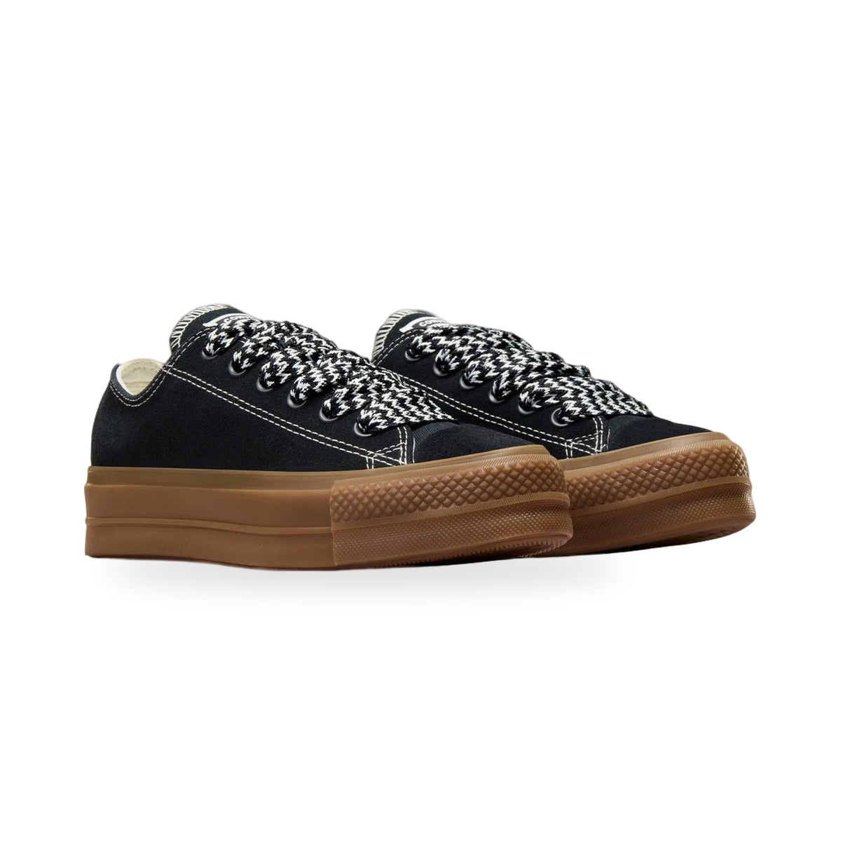 Converse Chuck Taylor All Star Lift Ox Kadın Sneaker - Siyah-Kahve