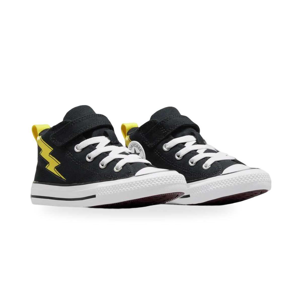 Converse Chuck Taylor All Star Malden Street 1V Mid Çocuk Sneaker - Siyah-Beyaz