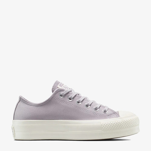 Converse Chuck Taylor All Star Lift Platform Colorful Suede Kadın Sneaker - Lila