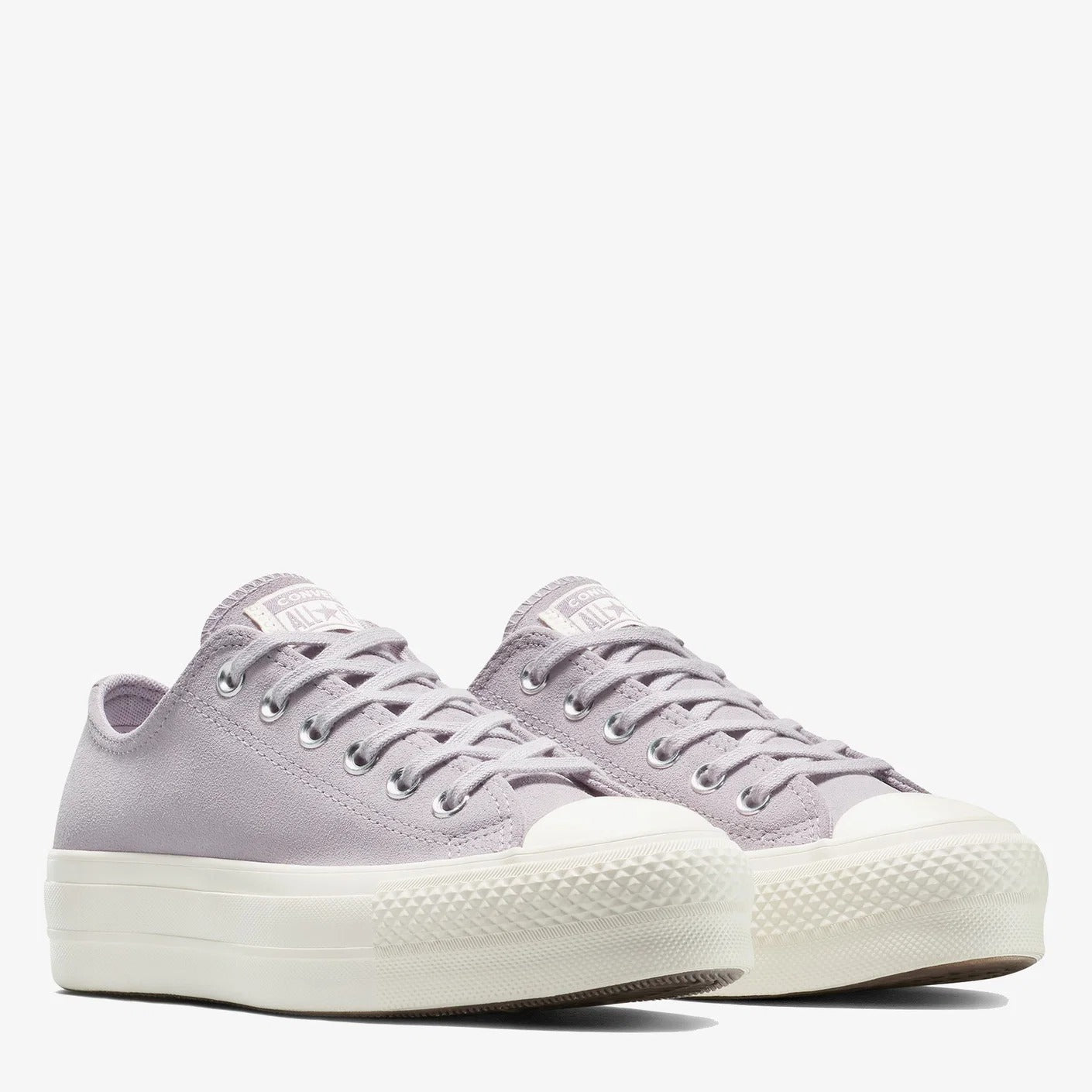 Converse Chuck Taylor All Star Lift Platform Colorful Suede Kadın Sneaker - Lila