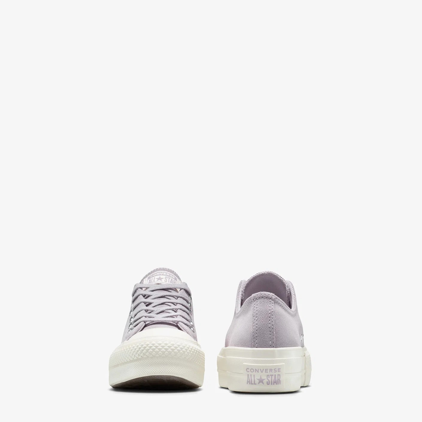 Converse Chuck Taylor All Star Lift Platform Colorful Suede Kadın Sneaker - Lila
