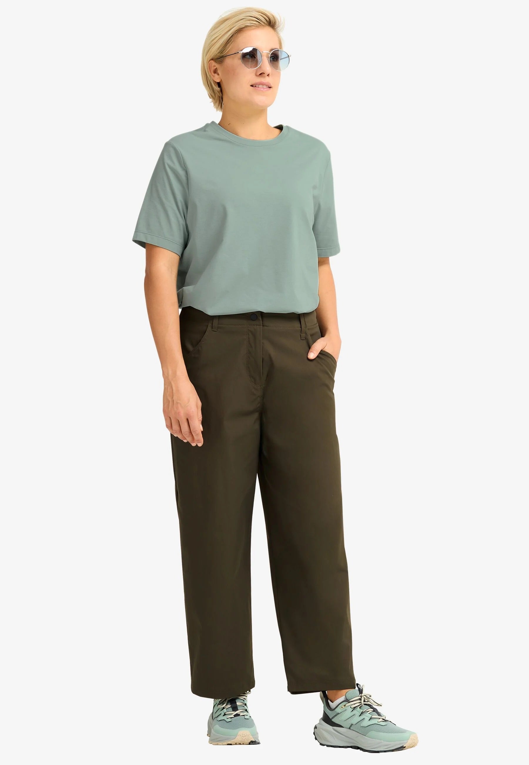 Jack Wolfskin Mahani 7/8 Kadın Pantolon - Haki