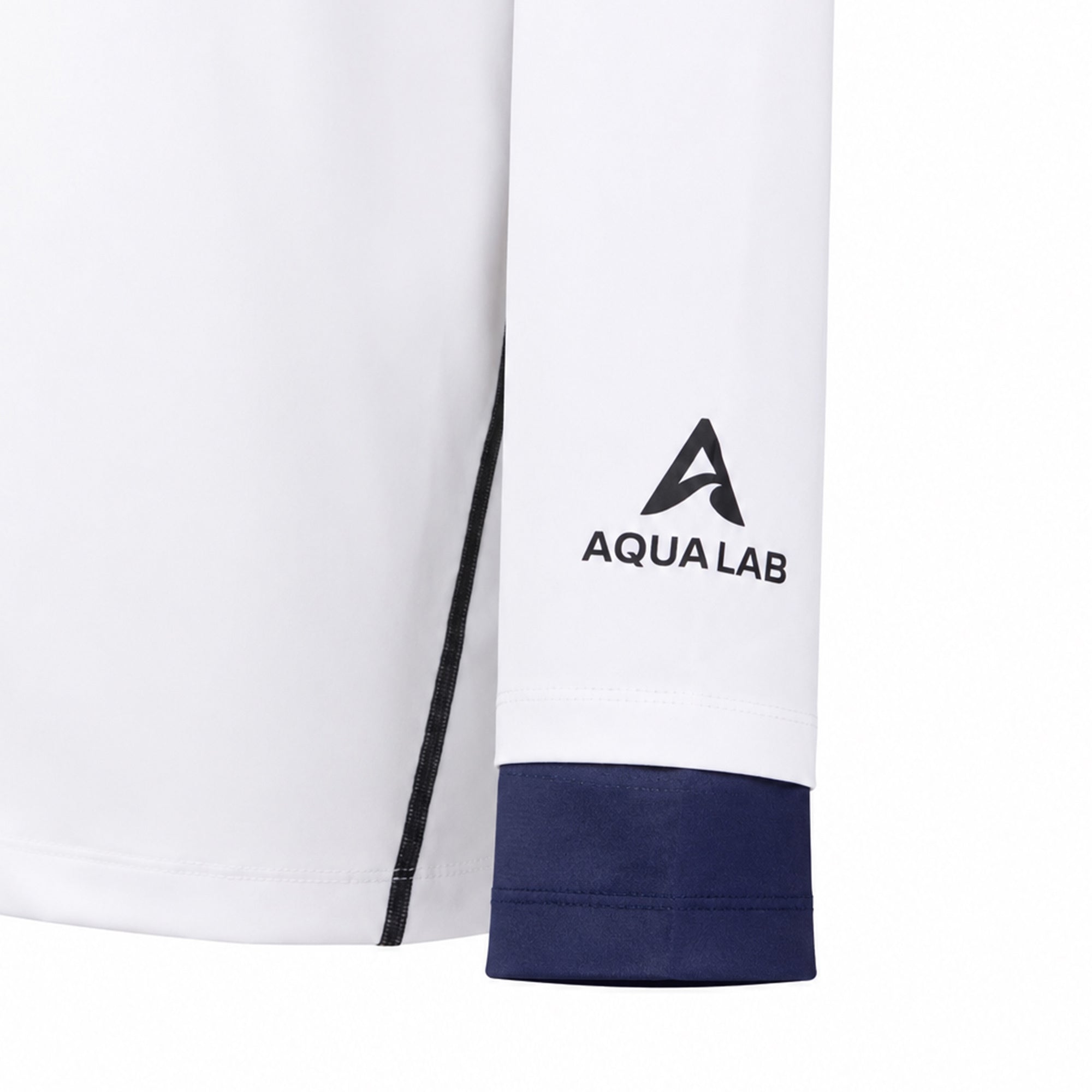 Aqualab Aqua Pro Rashguard Hooded Erkek Rashguard - Beyaz-Lacivert