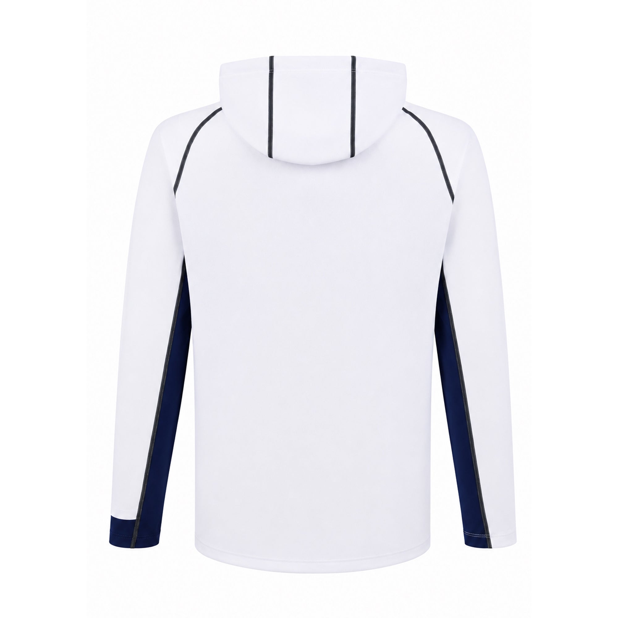 Aqualab Aqua Pro Rashguard Hooded Erkek Rashguard - Beyaz-Lacivert