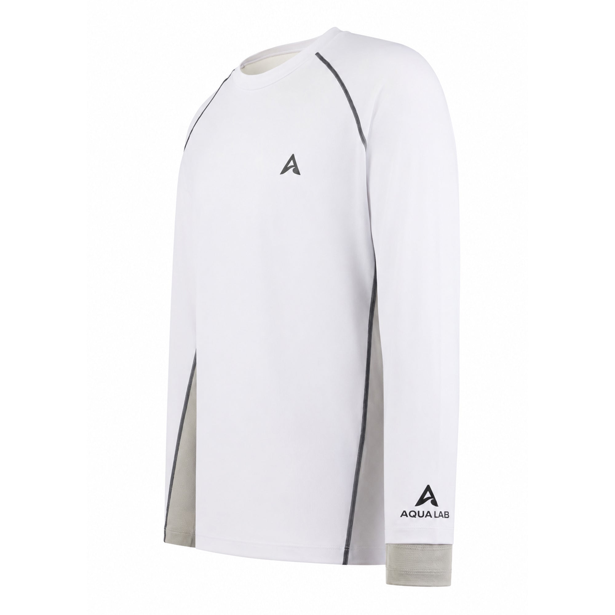 Aqualab Aqua Pro Rashguard LS Erkek Rashguard - Beyaz-Gri