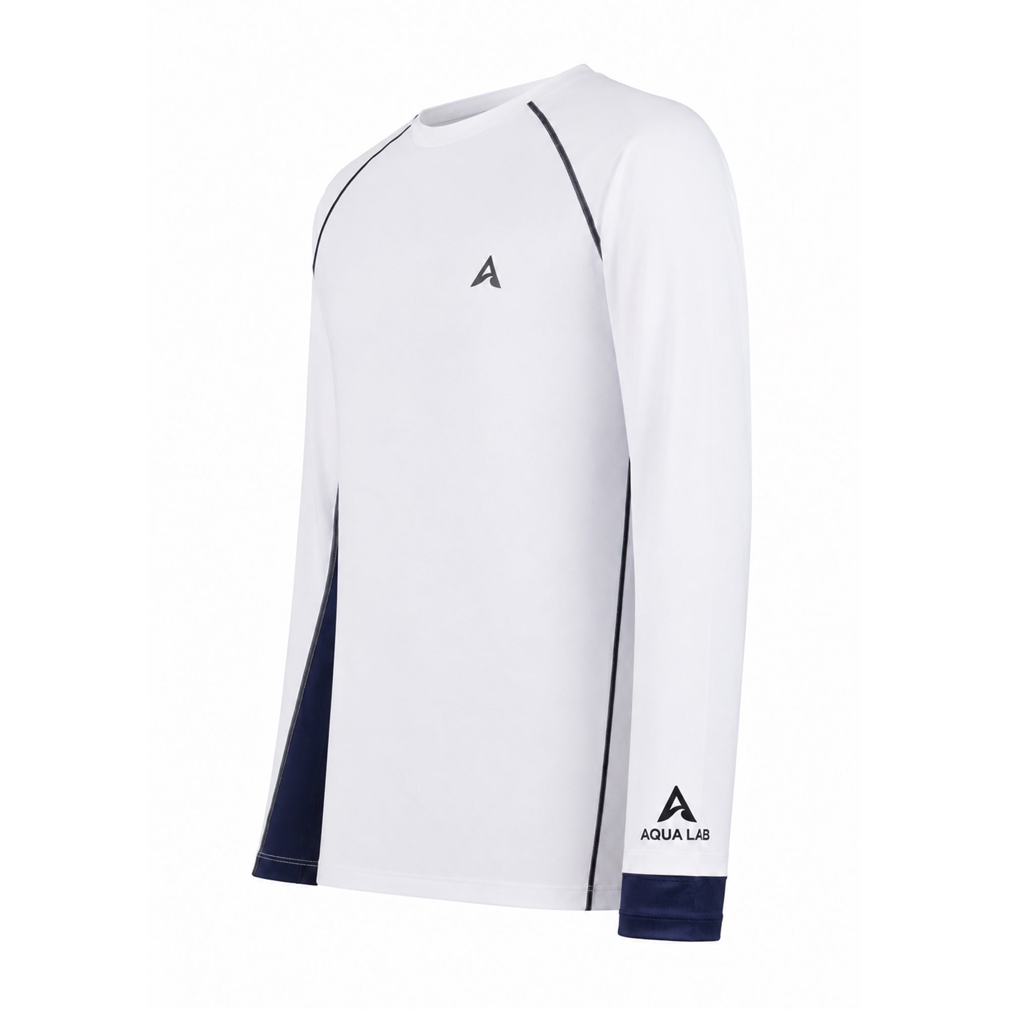 Aqualab Aqua Pro Rashguard LS Erkek Rashguard - Beyaz-Lacivert