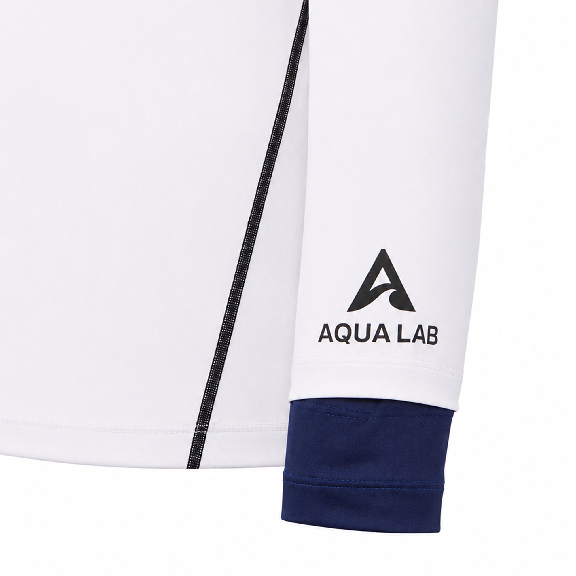 Aqualab Aqua Pro Rashguard LS Erkek Rashguard - Beyaz-Lacivert
