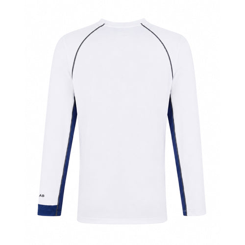 Aqualab Aqua Pro Rashguard LS Erkek Rashguard - Beyaz-Lacivert