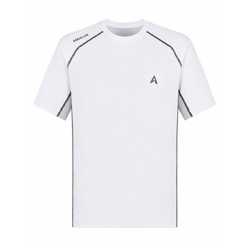 Aqualab Aqua Pro Rashguard SS Erkek Rashguard - Beyaz-Gri