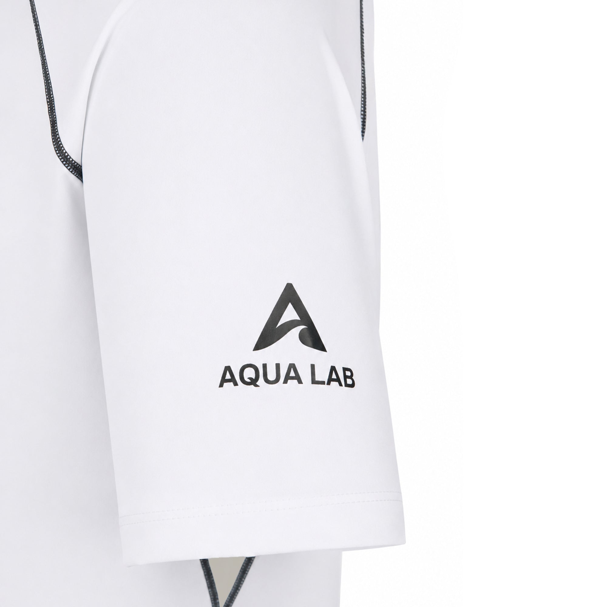 Aqualab Aqua Pro Rashguard SS Erkek Rashguard - Beyaz-Gri