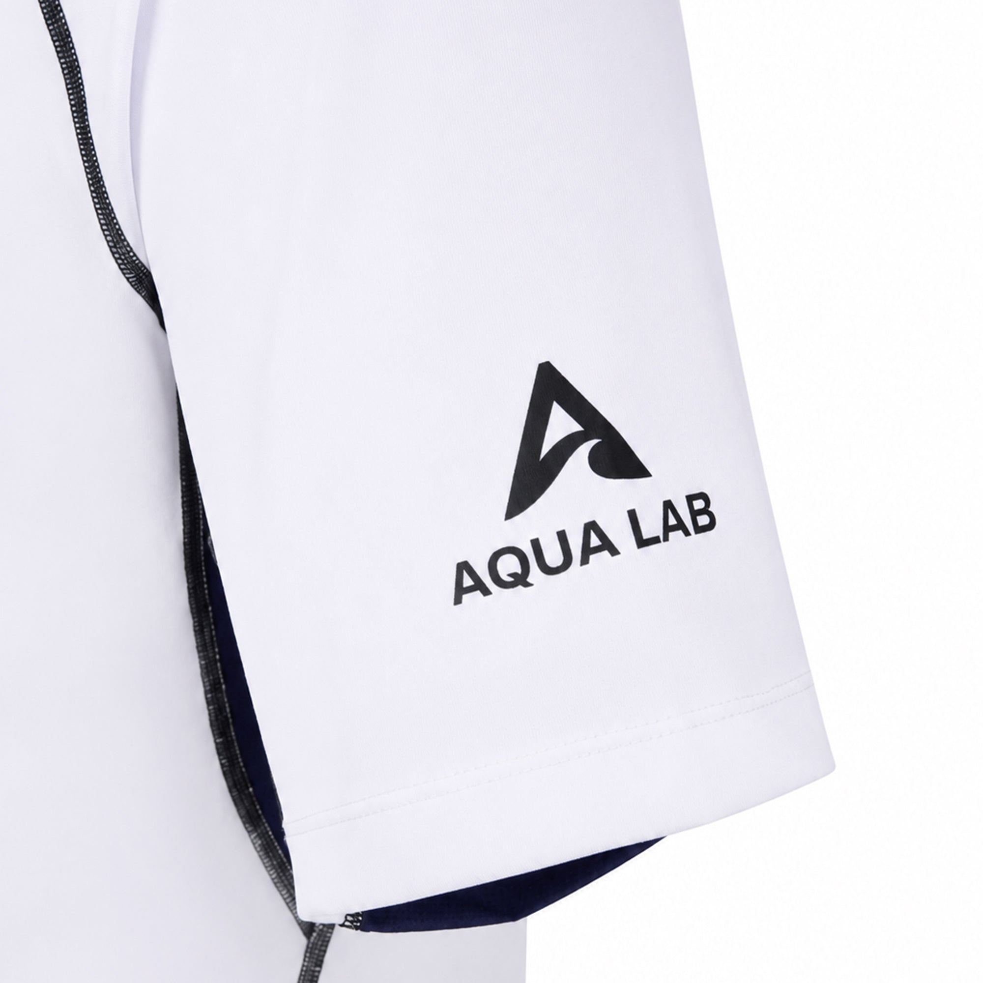 Aqualab Aqua Pro Rashguard SS Erkek Rashguard - Beyaz-Lacivert