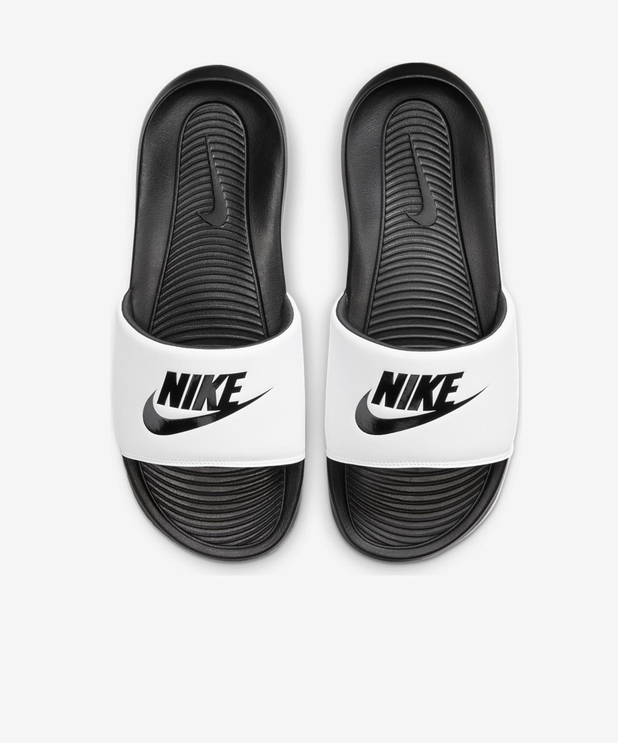 Nike Victori One Erkek Terlik - Siyah-Beyaz