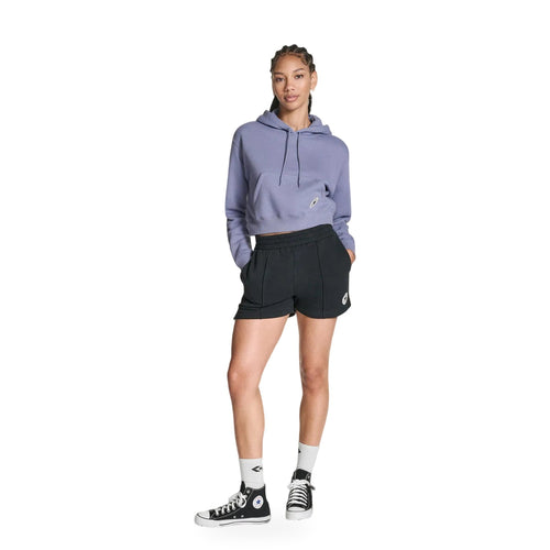 Converse Chuck Cropped Kadın Sweat - Lila