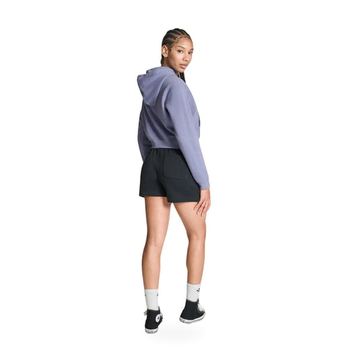 Converse Chuck Cropped Kadın Sweat - Lila