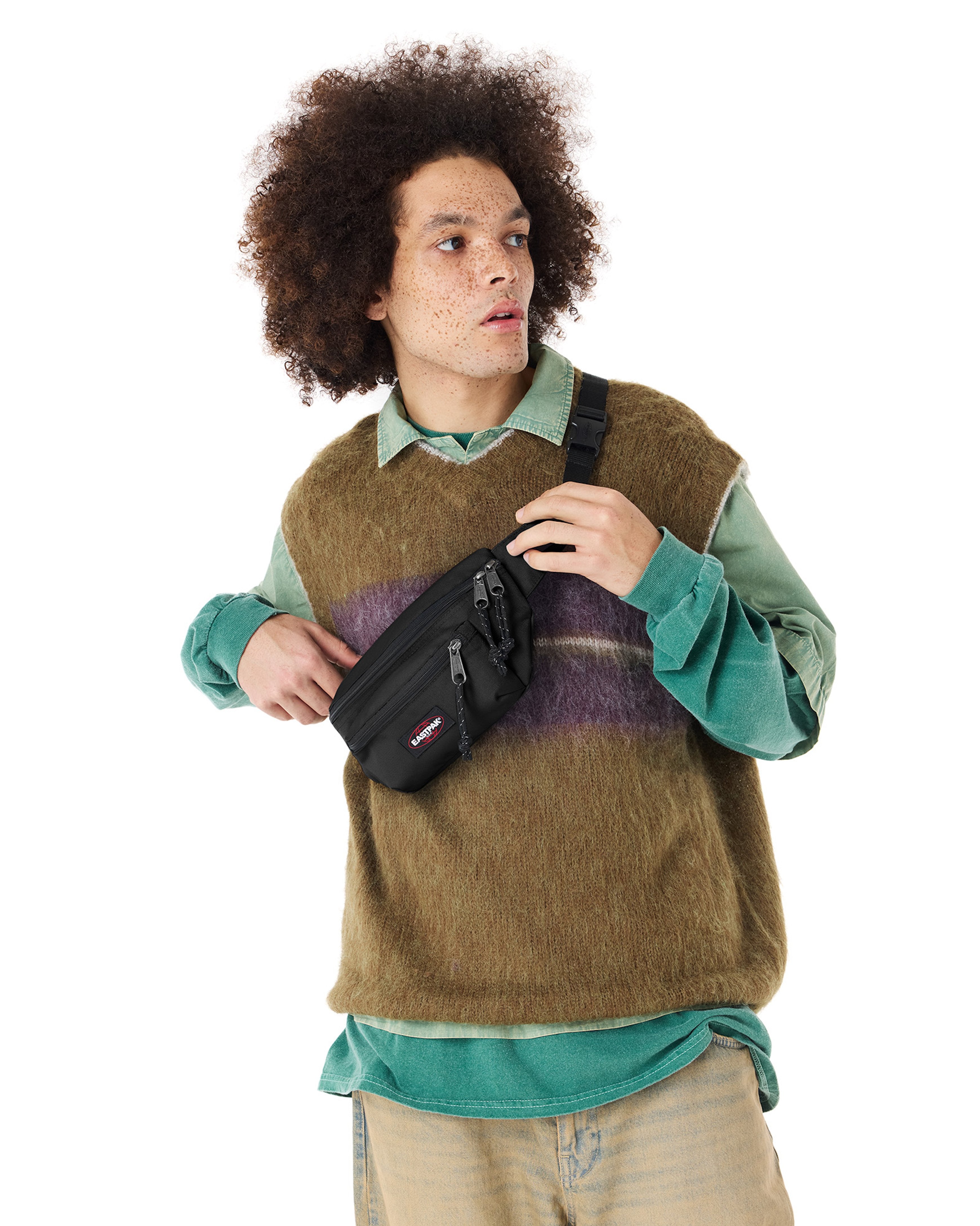 Eastpak Doggy Unisex Bel Çantası - Siyah