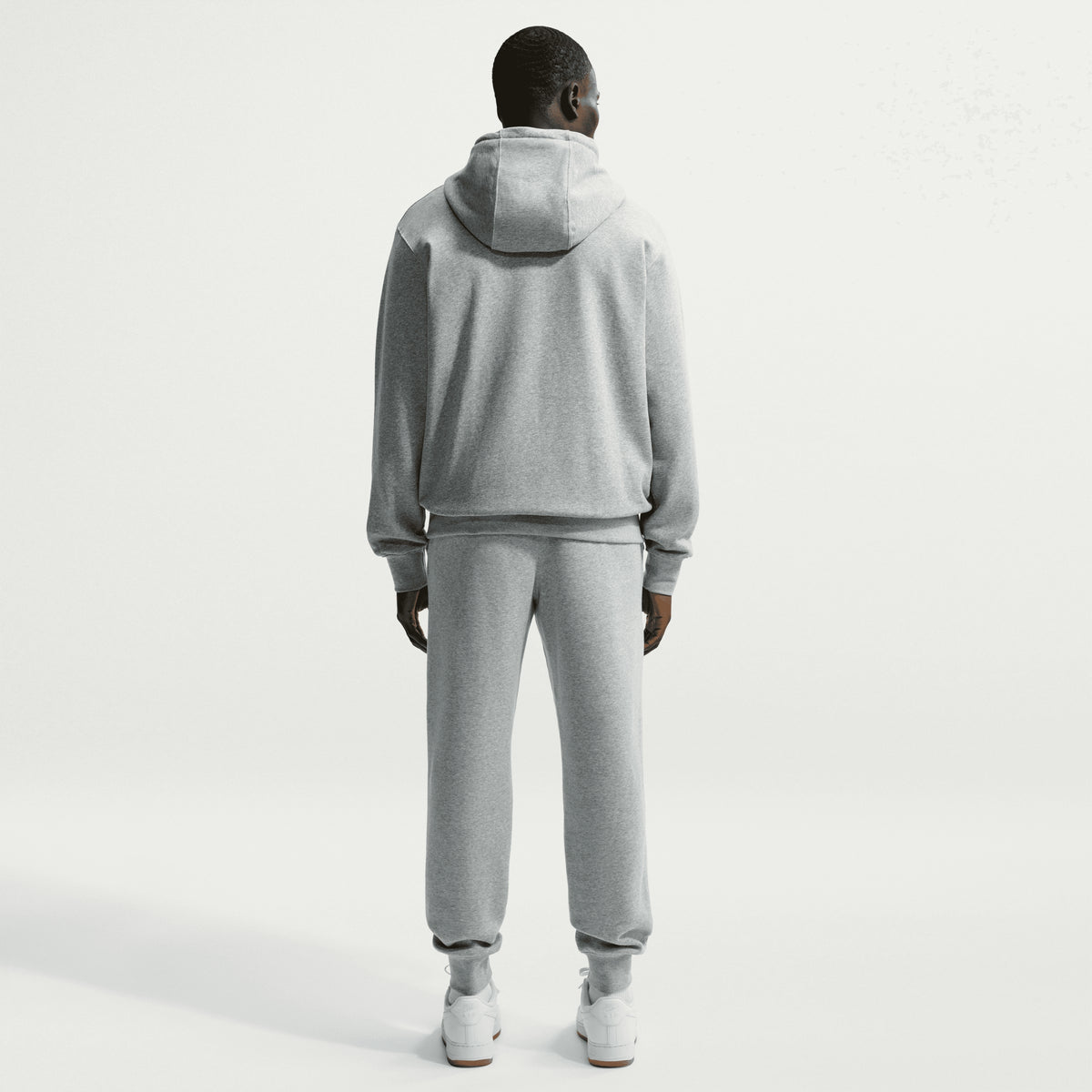 Nike Club French Terry Pullover Hoodie Erkek Sweatshirt - Gri